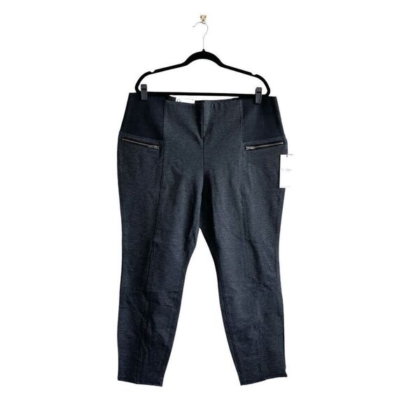 NWT Jessica Simpson Womens Axton High-Waisted Leggings Charcoal Size 2X - Picture 1 of 9